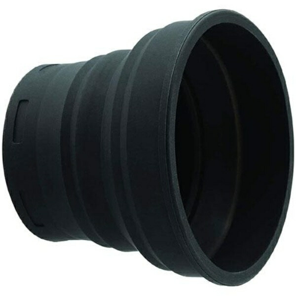 [Kuvrd] Universal Lens Hood Black Protects your lenses from scratches, regardless of brand or size