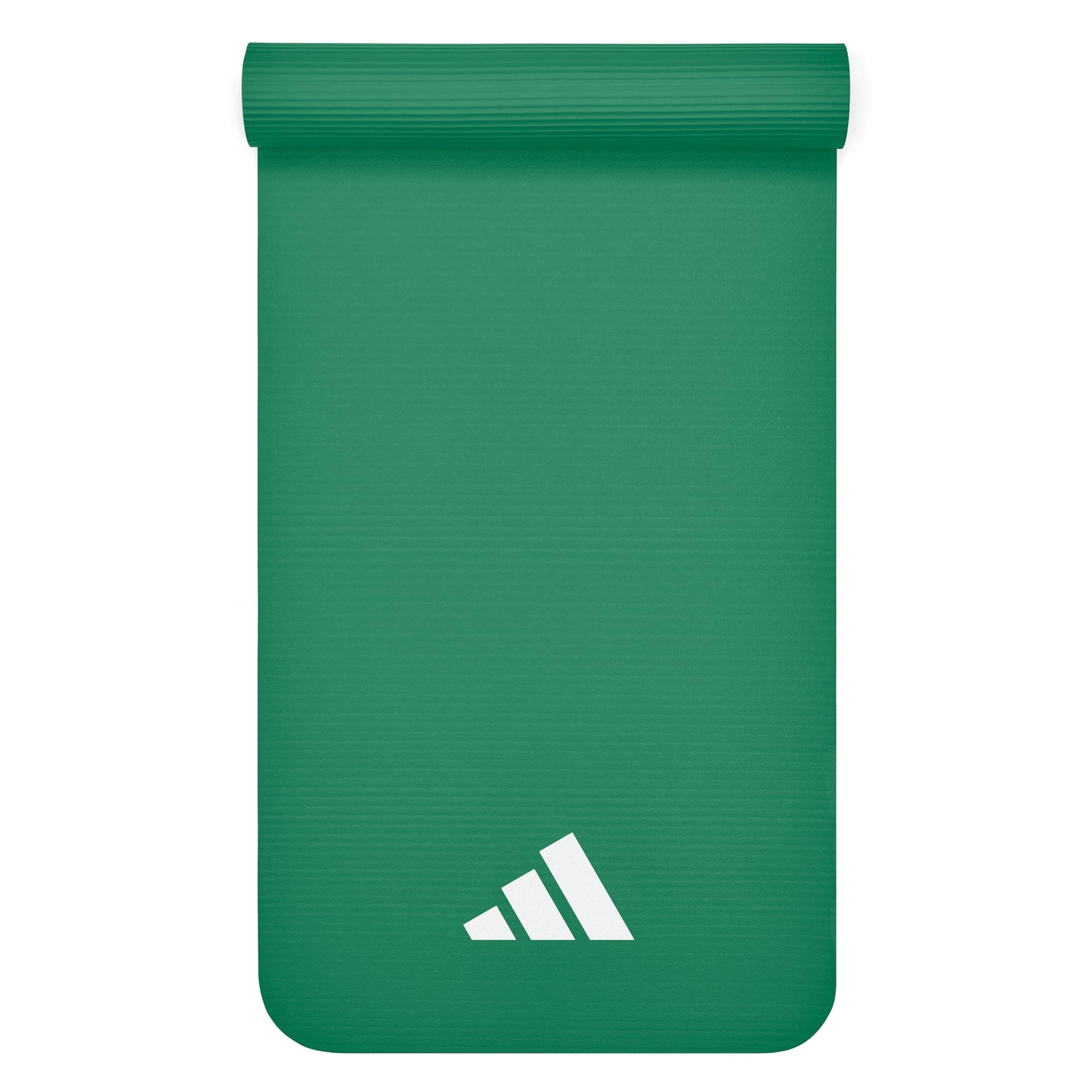 adidas Fitness Mat/Yoga Mat 7mm Dark Green 173cm x 61cm NBR Material ADMT-11014DG