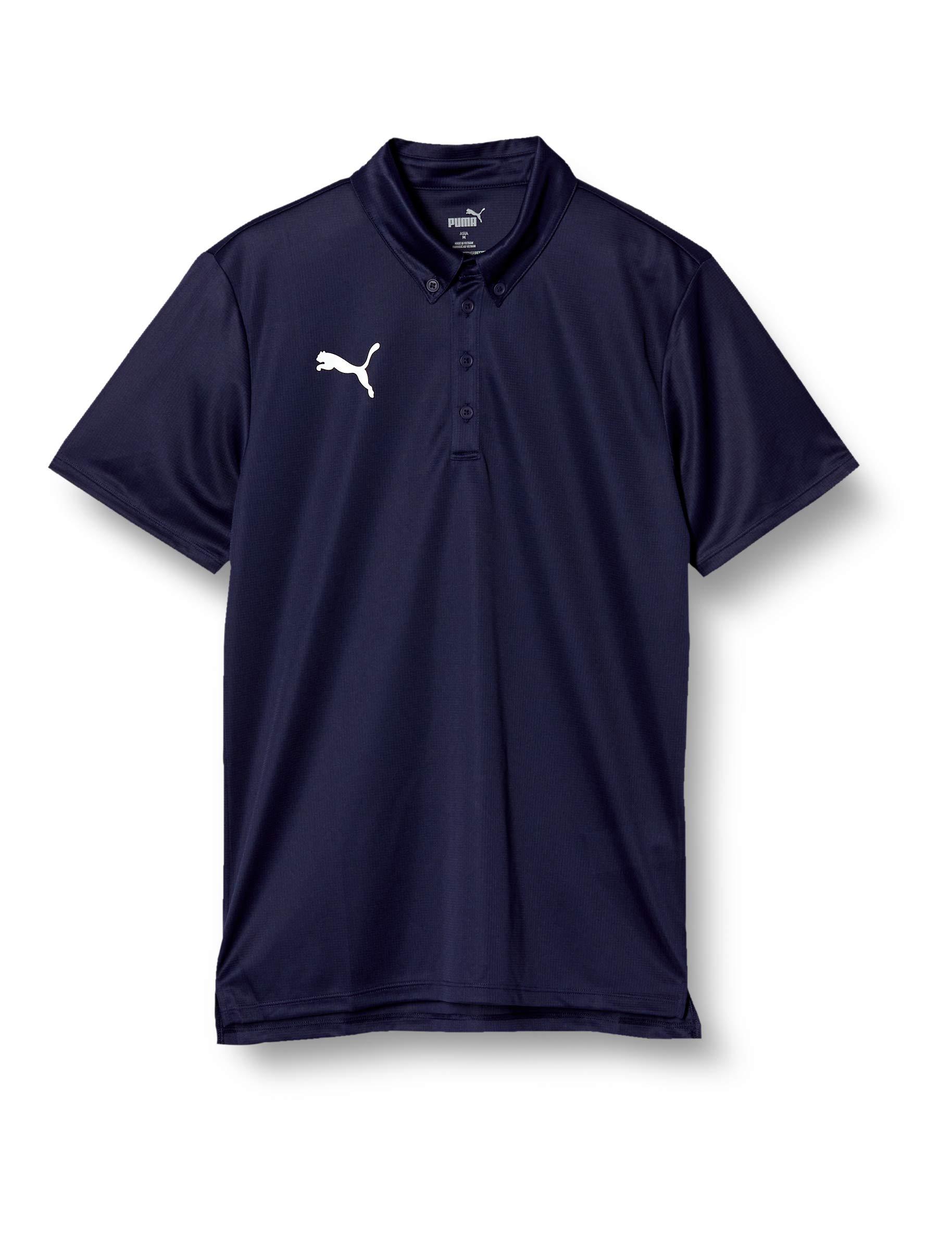 [PUMA] Quick-Dry Soccer Wear Short-Sleeve SS Polo Shirt Men's 2024 Spring/Summer Color Peacoat (03) S