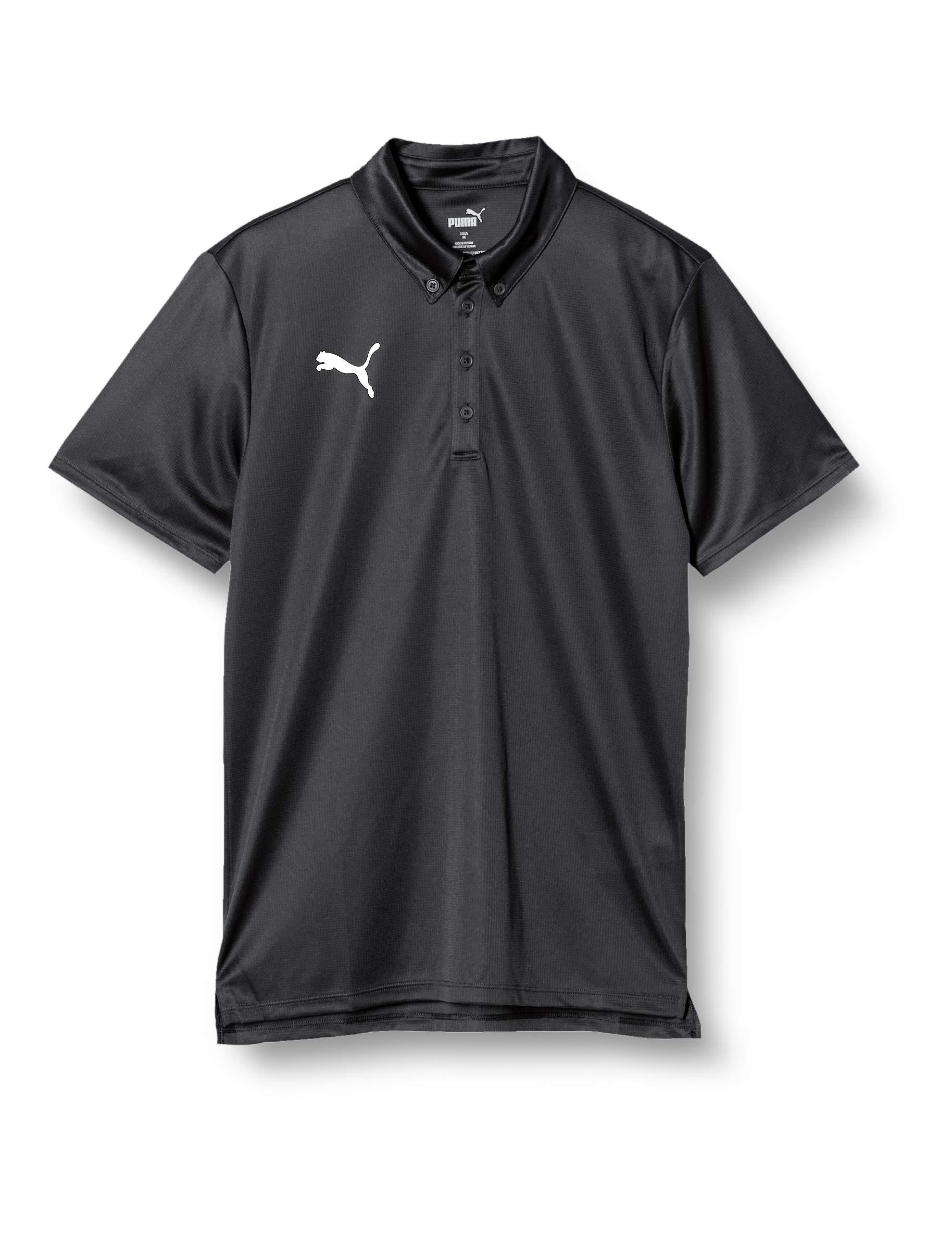 [PUMA] [PUMA] Soccer Wear Short-Sleeve Polo Shirt 656336 [Men's] PUMA Black (02) M