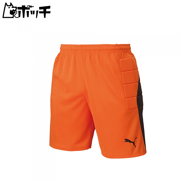 [PUMA] LIGA GK Pants with Pads Men's Golden Poppy/PUMA Black (04) Japan L (-)