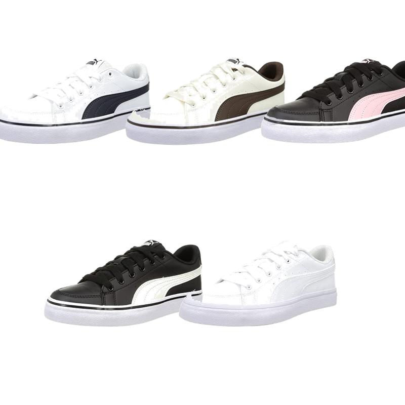 [PUMA] V-Coat Sneakers Bulk 2024 Spring/Summer Color Whisper White/Chocolate Brown (04) 24.0 cm