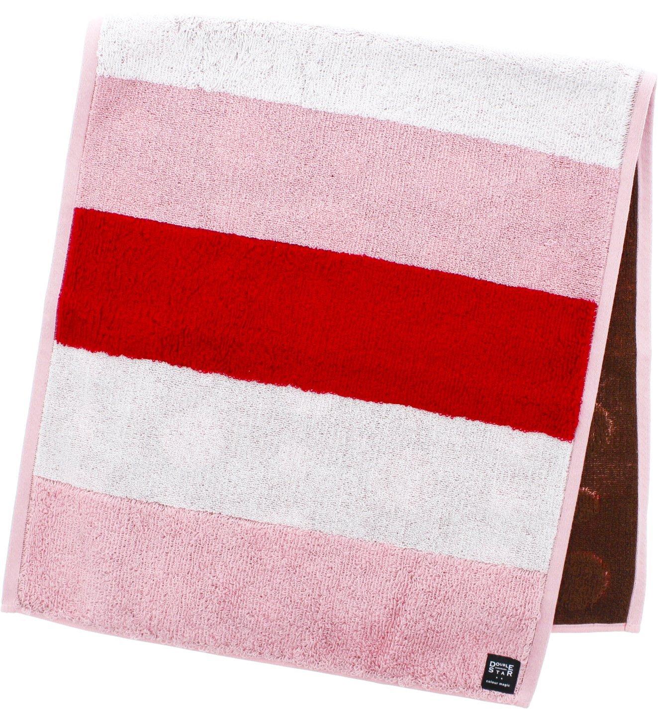Kusunohashi Monori Colour Magic Face Towel Berry Mousse/Pink (36×83cm・100% Cotton) 1-65435-31-P