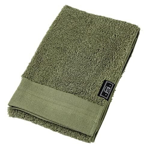 Kusubashi Mon Ori Face Towel Imabari Towel Tantro 2 Khaki 34cm×85cm 1-68265-31-MOG