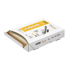 Fellowes Laminating Film 100 Micron Basic Bonus Pack for A4 Size, 250 Sheets, 5849101