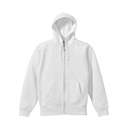 [United Athle] 10.0 oz T/C Sweatshirt Full-Zip Hoodie (Brushed Lining) 562001 001 White S