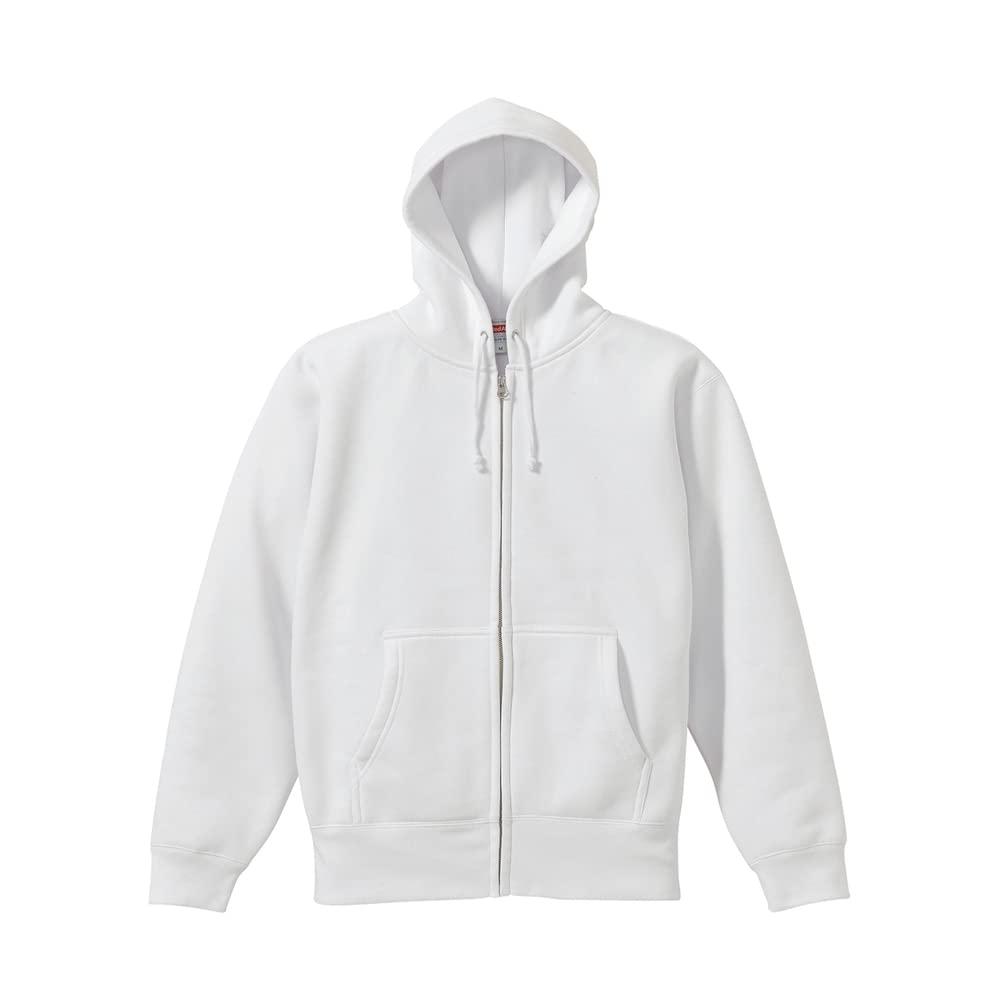 [United Athle] 10.0 oz T/C Sweatshirt Full-Zip Hoodie (Brushed Lining) 562001 001 White XL