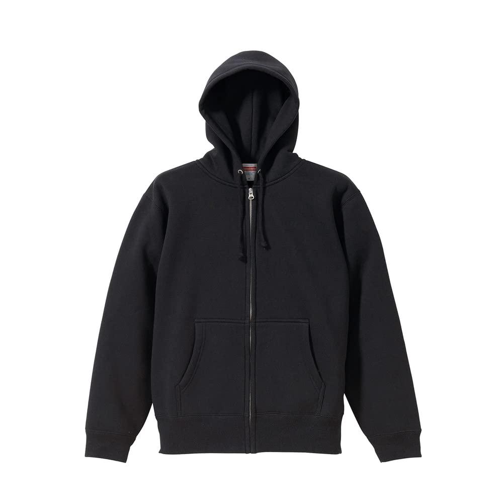 [United Athle] 10.0 oz T/C Sweatshirt Full-Zip Hoodie (Brushed Lining) 562001 002 Black M