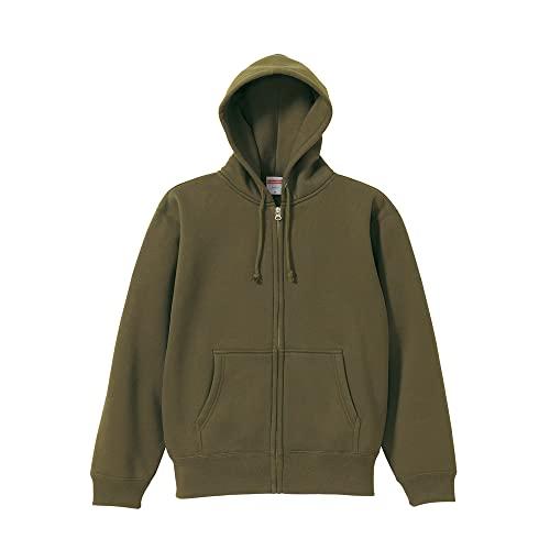 [United Athle] 10.0 oz T/C Sweatshirt Full-Zip Hoodie (Brushed Lining) 562001 033 Olive M