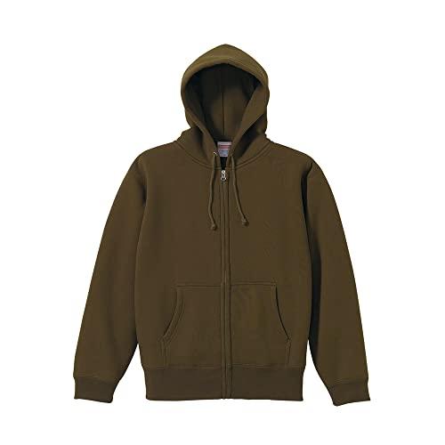 [United Athle] 10.0 oz T/C Sweatshirt Full-Zip Hoodie (Brushed Lining) 562001 052 Dark Brown XL