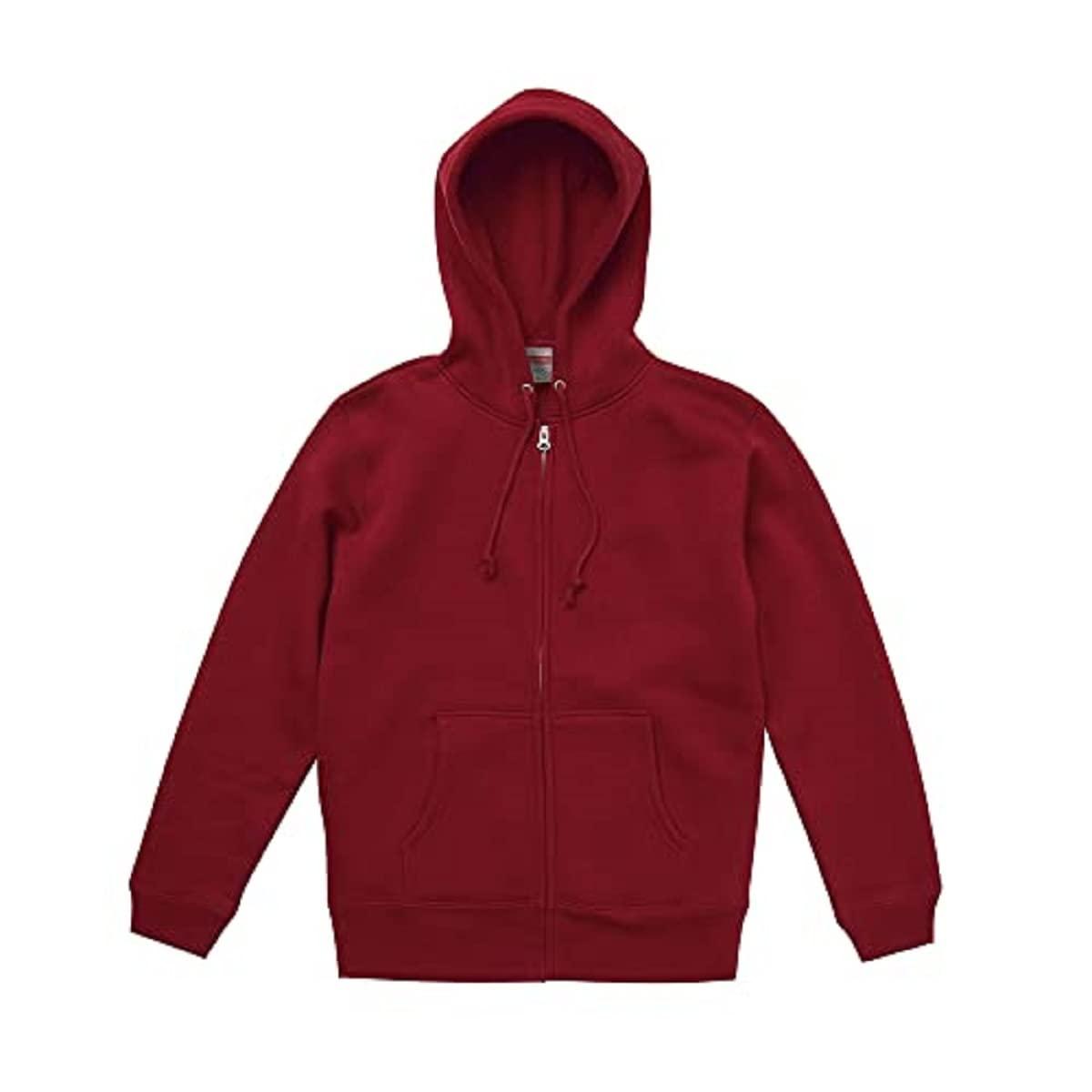 [United Athle] 10.0 oz T/C Sweatshirt Full-Zip Hoodie (Brushed Lining) 562001 072 Burgundy M