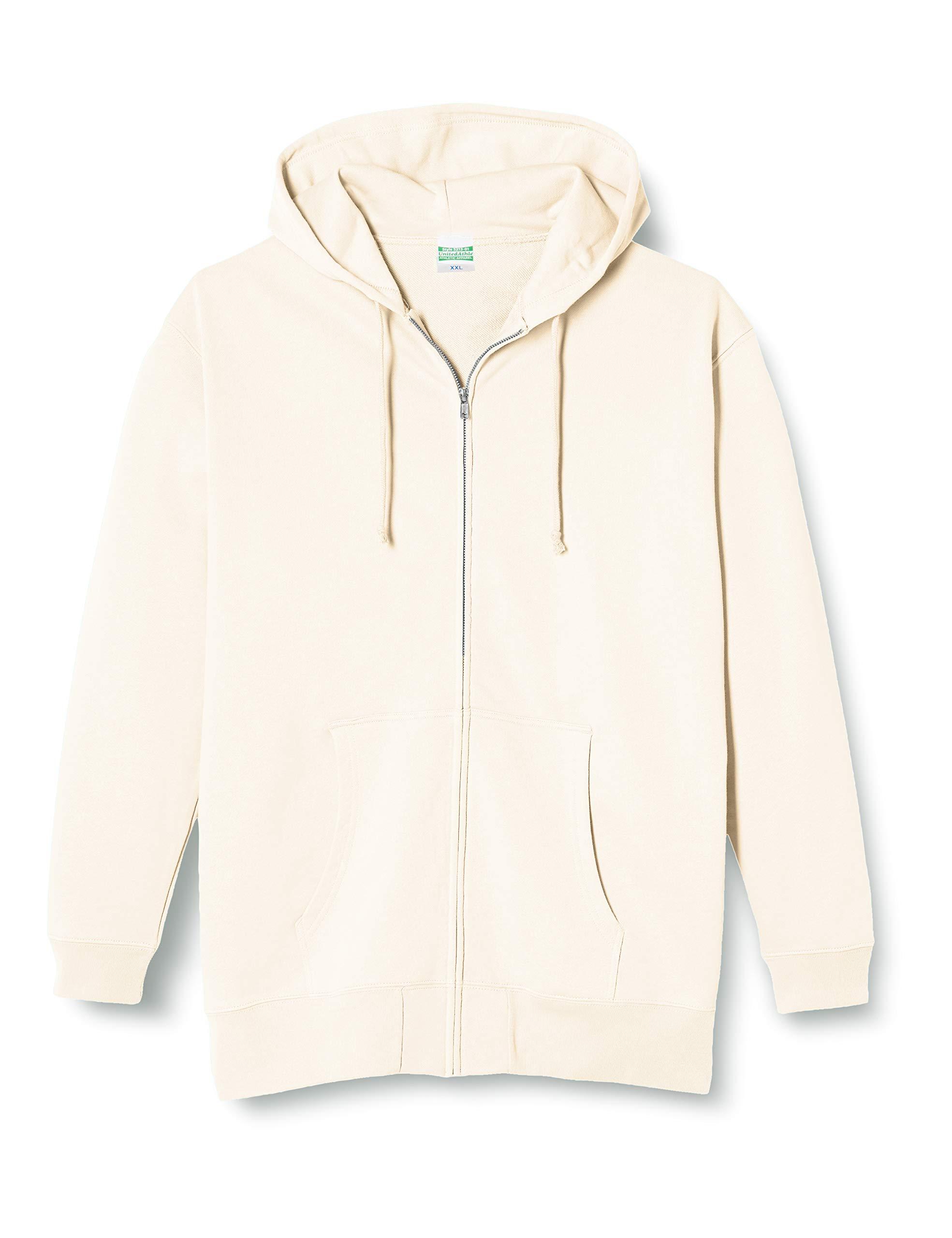 [United Athle] 10.0 oz Sweatshirt Full-Zip Hoodie (Brushed Pile Lining) 521301 019 Natural XL