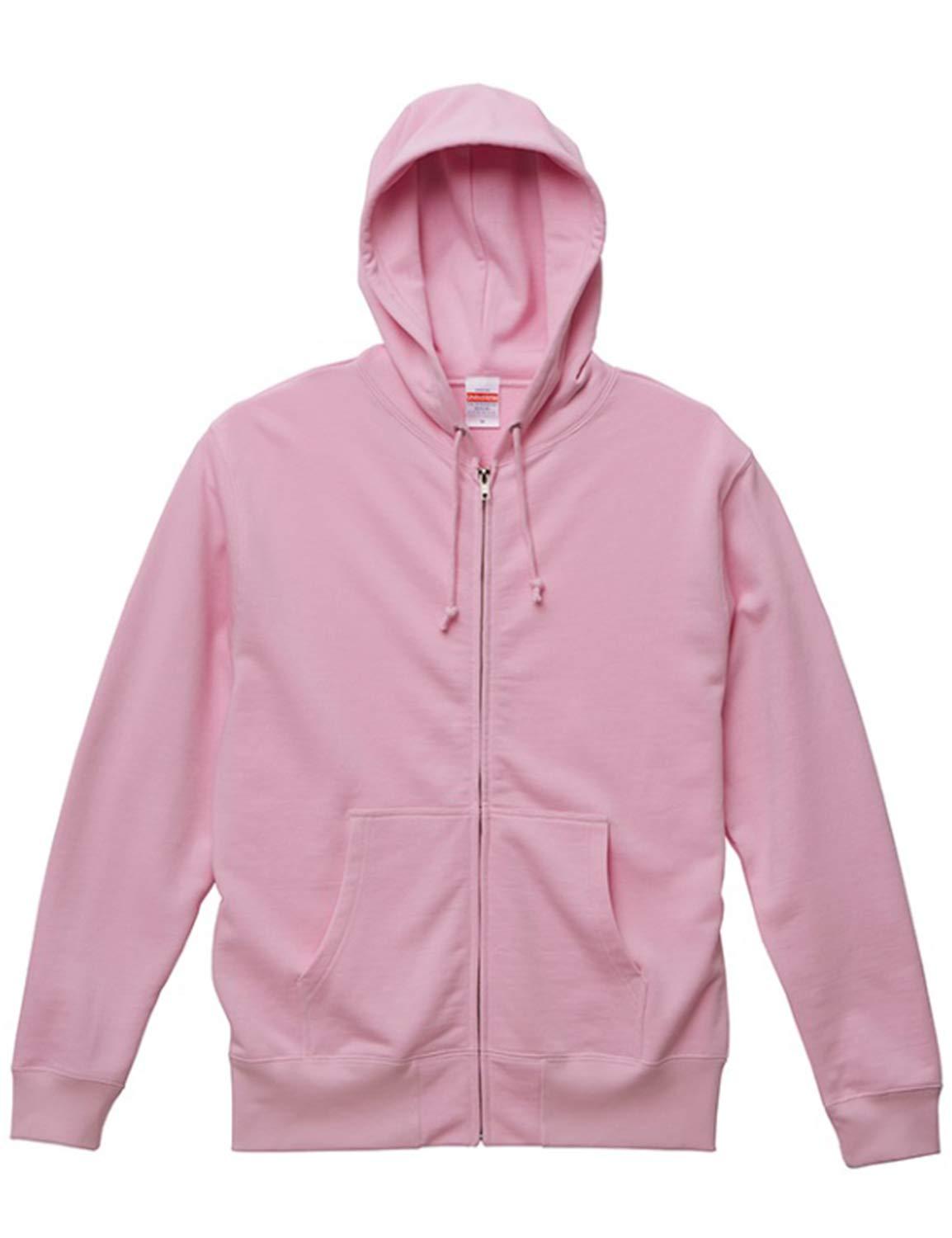 [United Athle] Zip-Up Hoodie 10.0oz Taffeta Hoodie T-Shirt (P-H) L Pink Japan XL (Equivalent to Japanese size XL)