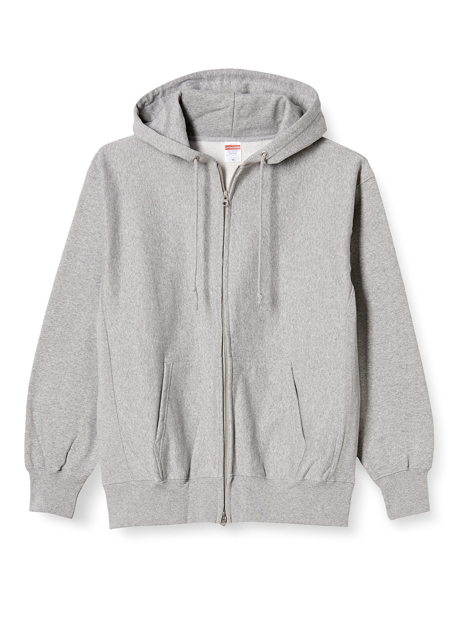 [United Athle] Full-Zip Sweatshirt 12oz Heavyweight Sweatshirt 576201 Mixed Gray Japan S (Equivalent to Japanese Size S)