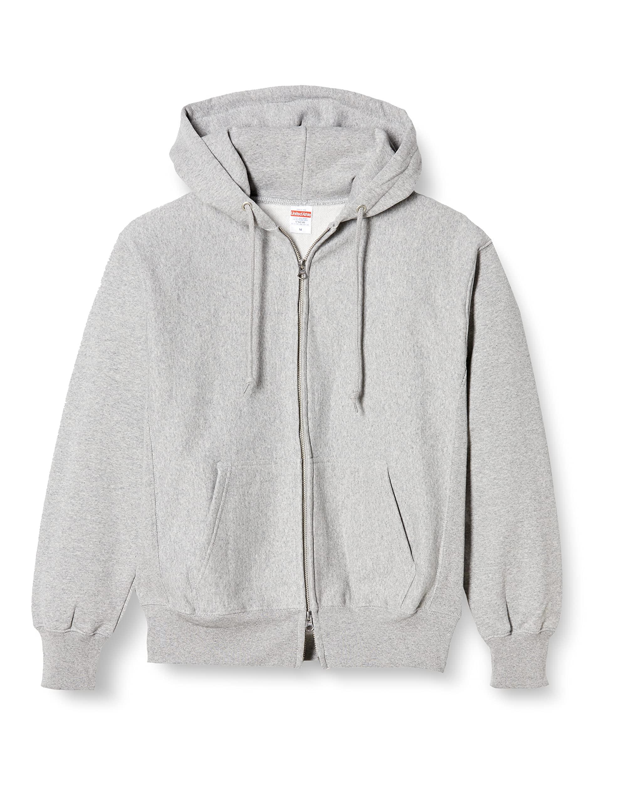 [United Athle] Zip Parka 12oz Heavyweight Sweat Full Zip Parka Mix Grey Japan L (Equivalent to Japanese size L)