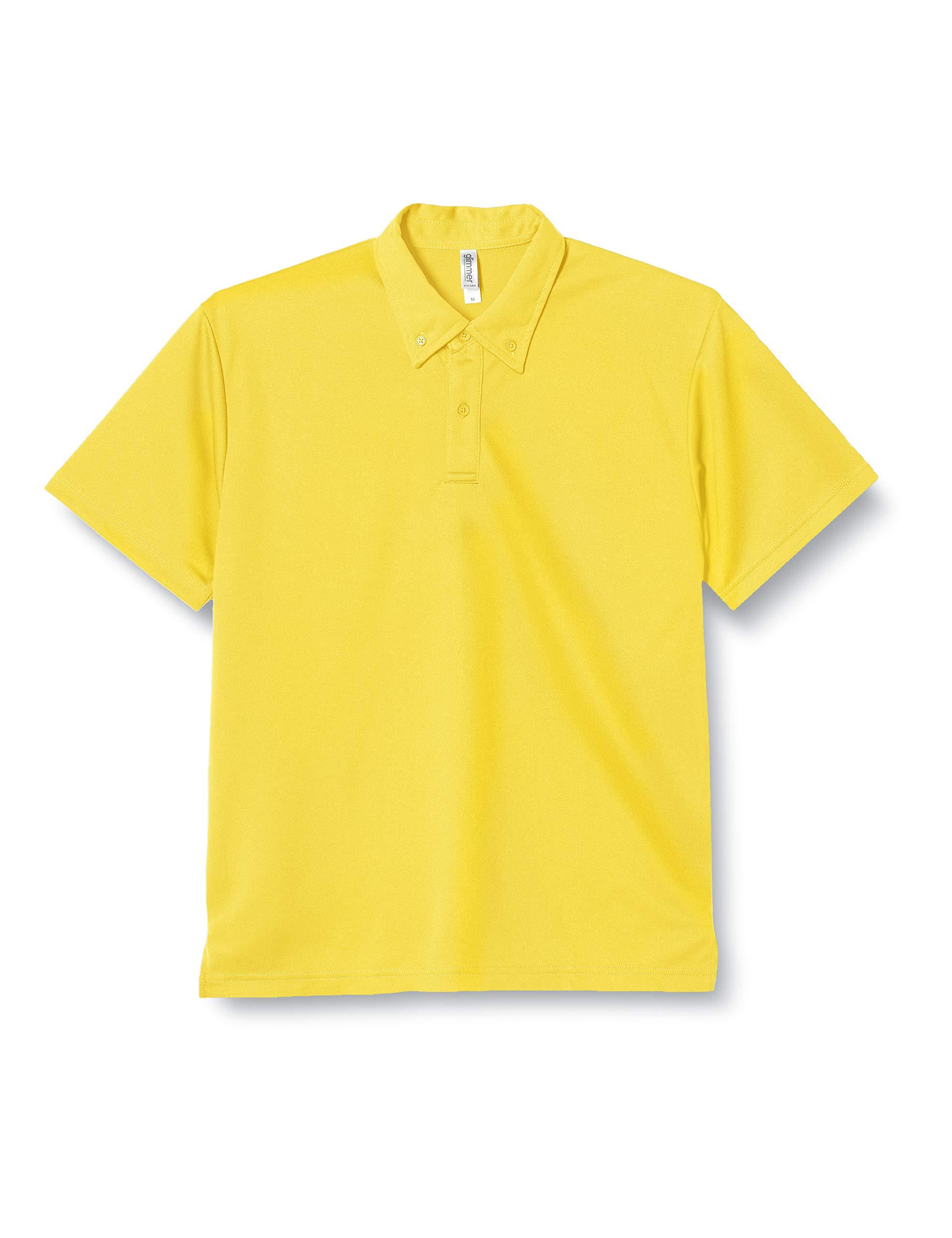[Glimmer] Short Sleeve 4.4 oz Dry Button-Down Polo Shirt (No Pocket) 00313-ABN Daisy 5L 5L (Equivalent to Japanese Size 5L)