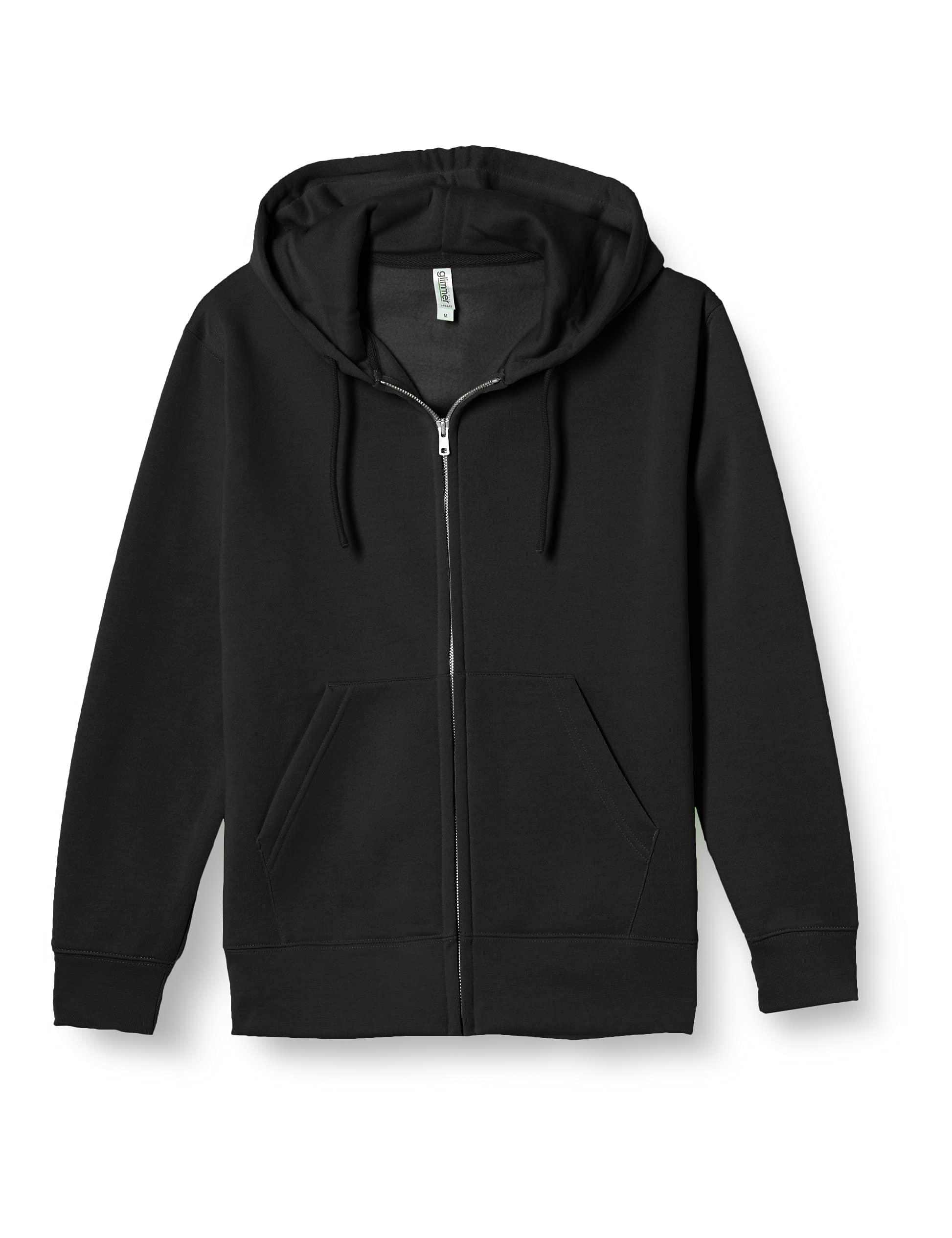 [Glimmer] 10.0 oz Dry Fleece-Lined Zip-Up Hoodie 00348-AFZ [Men's] 00348-AFZ Black Japan S (Equivalent to Japan Size S)
