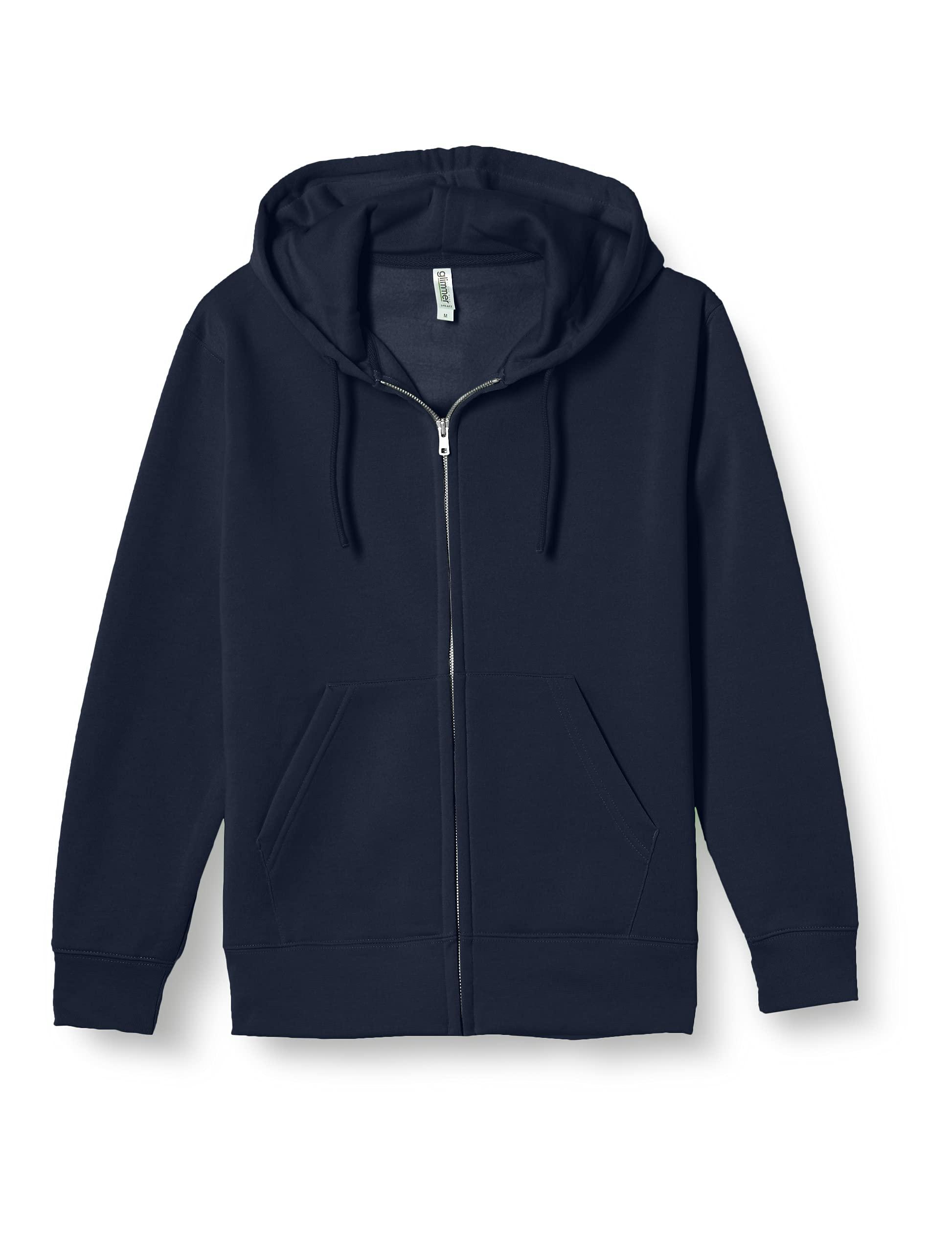 [Glimmer] 10.0 oz Dry Fleece-Lined Zip-Up Hoodie 00348-AFZ [Men's] 00348-AFZ Navy Japan SS (Equivalent to Japanese Size XS)
