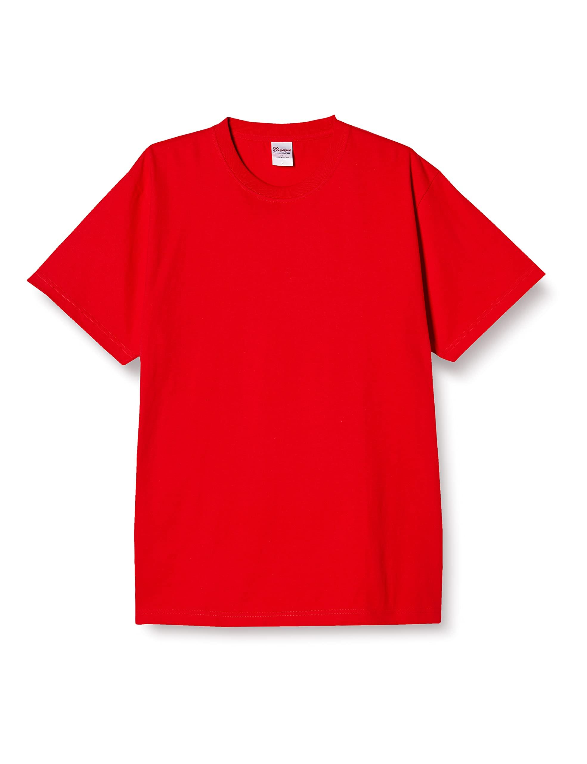 [Printstar] Short Sleeve 7.4 oz HVT Super Heavy T-Shirt Red Japan 2XL (Equivalent to Japanese Size 3L)