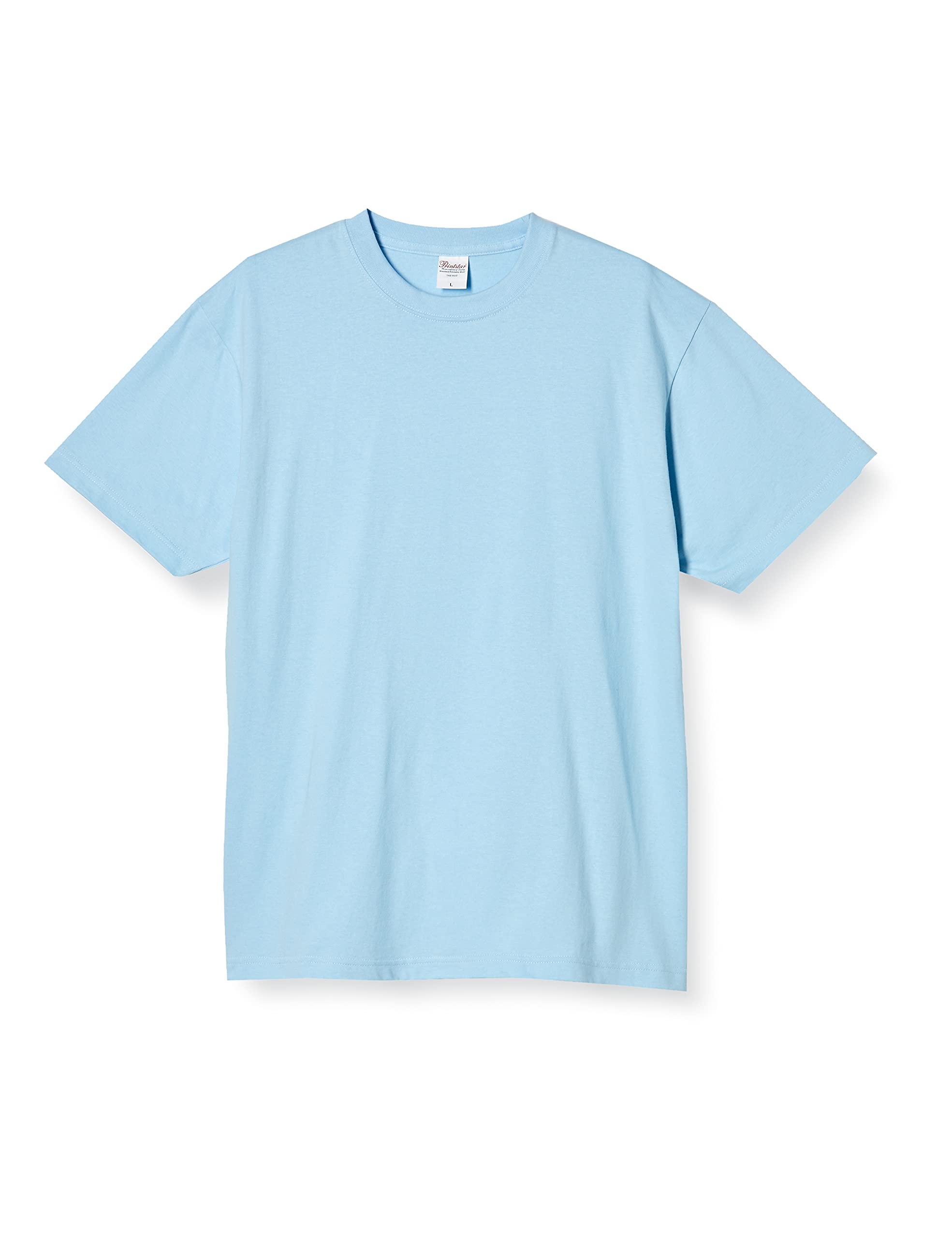 [Printstar] Short Sleeve 7.4 oz HVT Super Heavy T-Shirt Light Blue Japan 2XL (Equivalent to Japanese Size 3L)