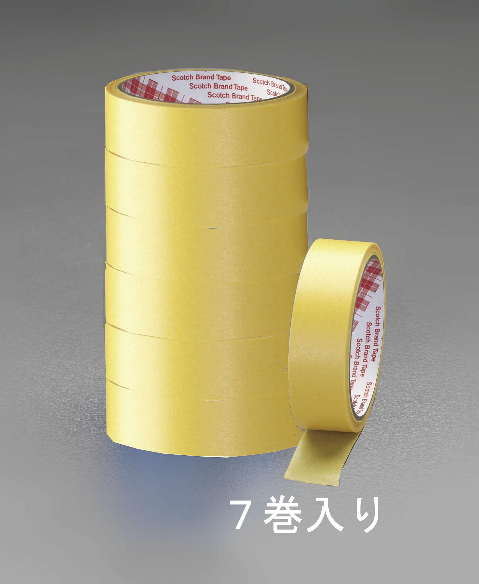ESCO 18mm x 18m Masking Tape (Painting Use, 7 Rolls) EA943MB-18