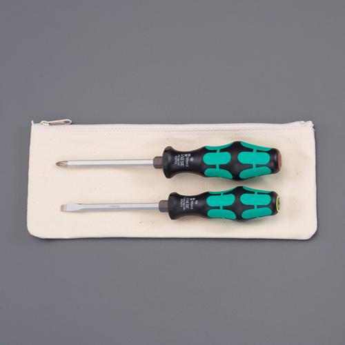 ESCO 2-Piece Set [+-] Screwdriver (Hex Handle) EA560WD-10