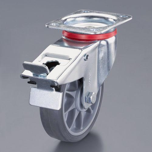 125mm casters (swivel, with covers, rear wheel brakes included)