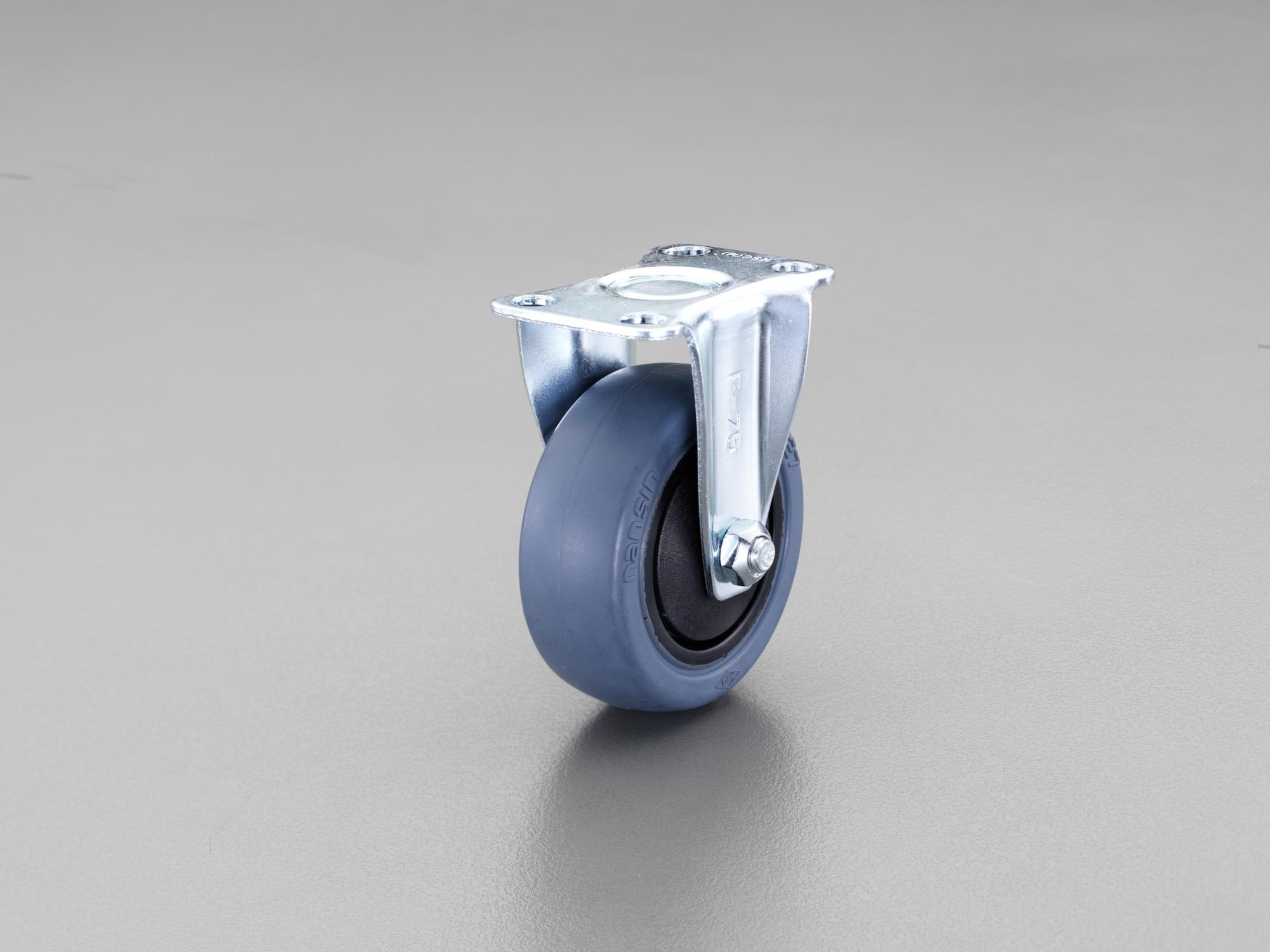75mm Casters (Fixed Mounting Bracket, Low-Noise Type)