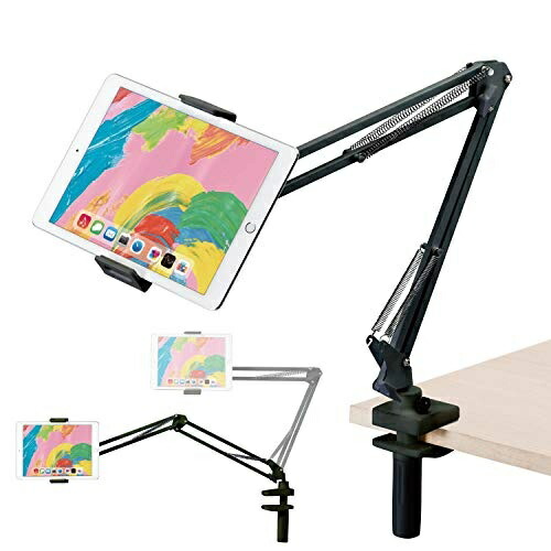 ELECOM Tablet Stand Smartphone Stand with Flexible Arm Black TB-DSZARMBKN