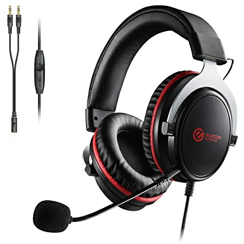 ELECOM Gaming Headset Wired Over-Ear 2m Model Black HS-G40BK