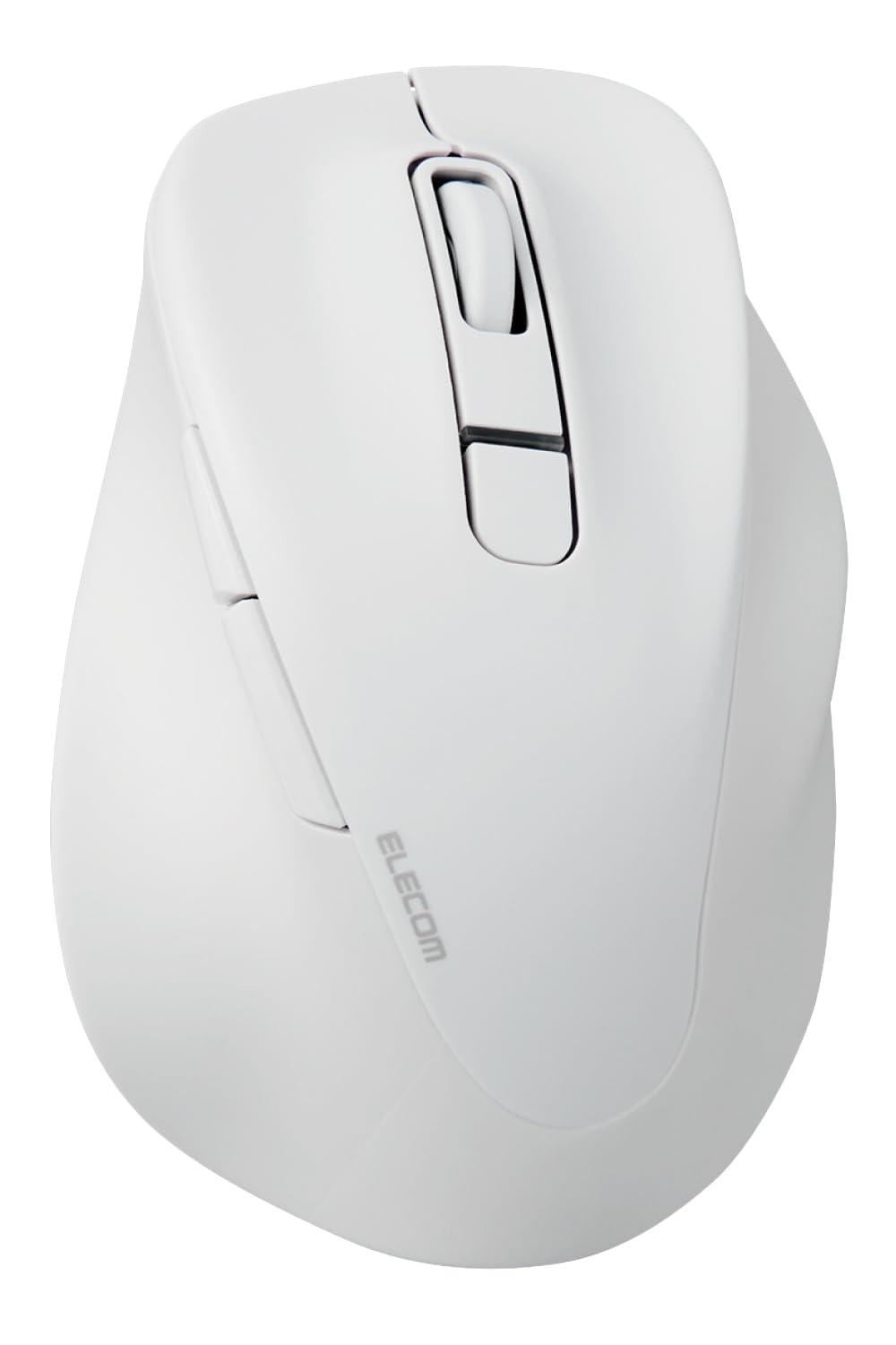 ELECOM Mouse Wireless Mouse EX-G Bluetooth Silent M Size 5-Button Multi-Pairing “AskDoctors Evaluation Service” Certified Antibacterial White M-XGM30BBSKWH