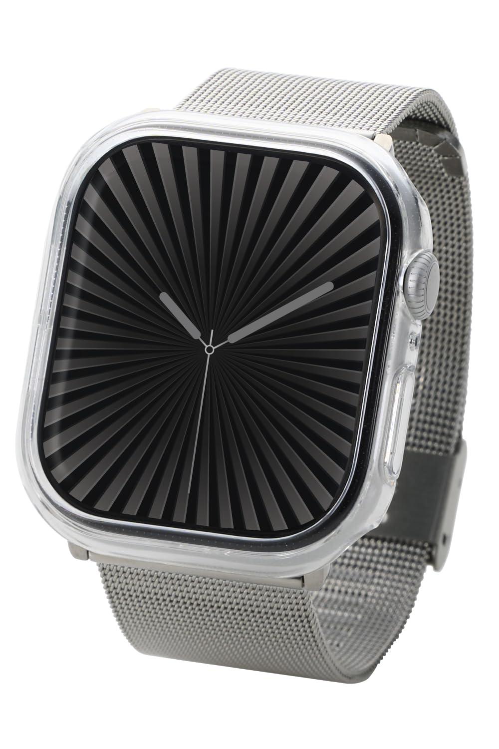 ELECOM Apple Watch Case [46mm] Series 10 Hard Bumper Clear AW-24ABPPCR