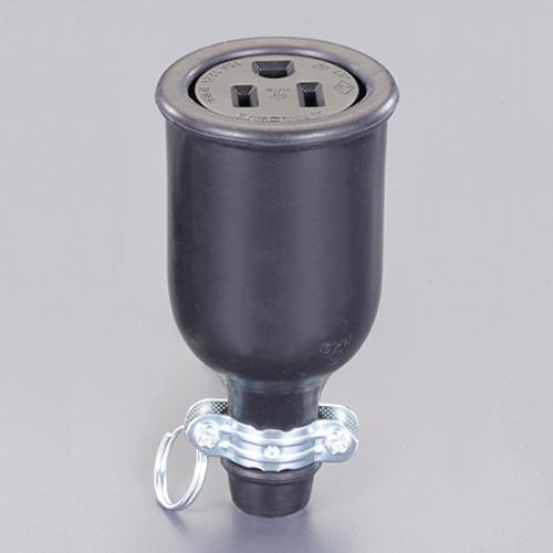 AC125V/15A Waterproof Connector (2-Pole with Ground)