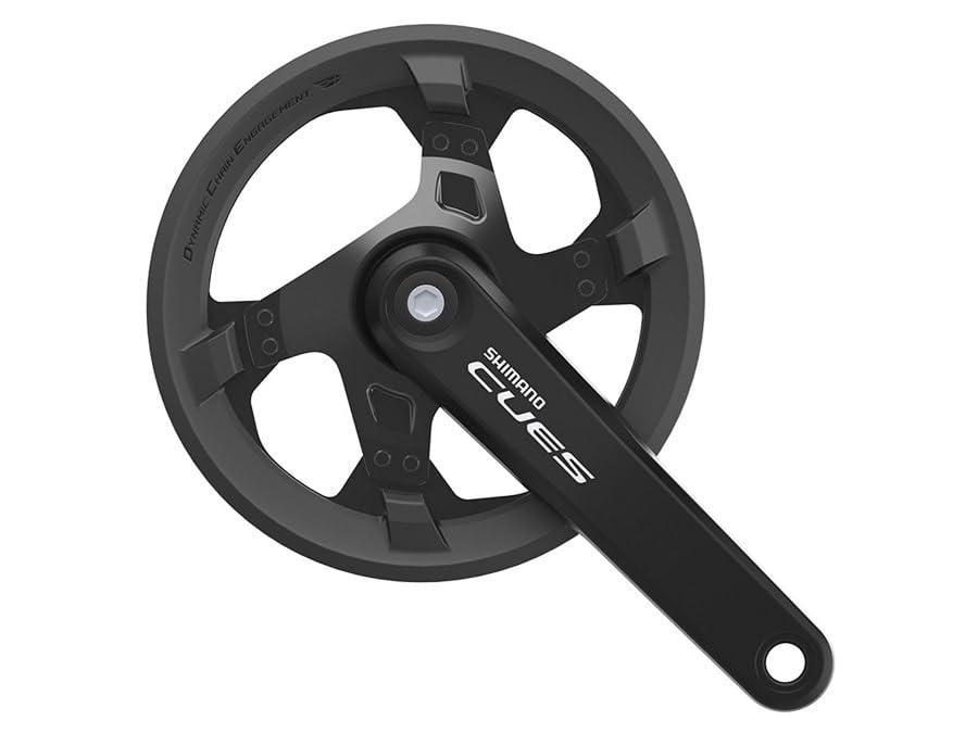 SHIMANO CUES Front Chainring FC-U4000-1 with Chain Guard Crankset Length: 175mm 42T 9/10/11-speed EFCU40001EB2C