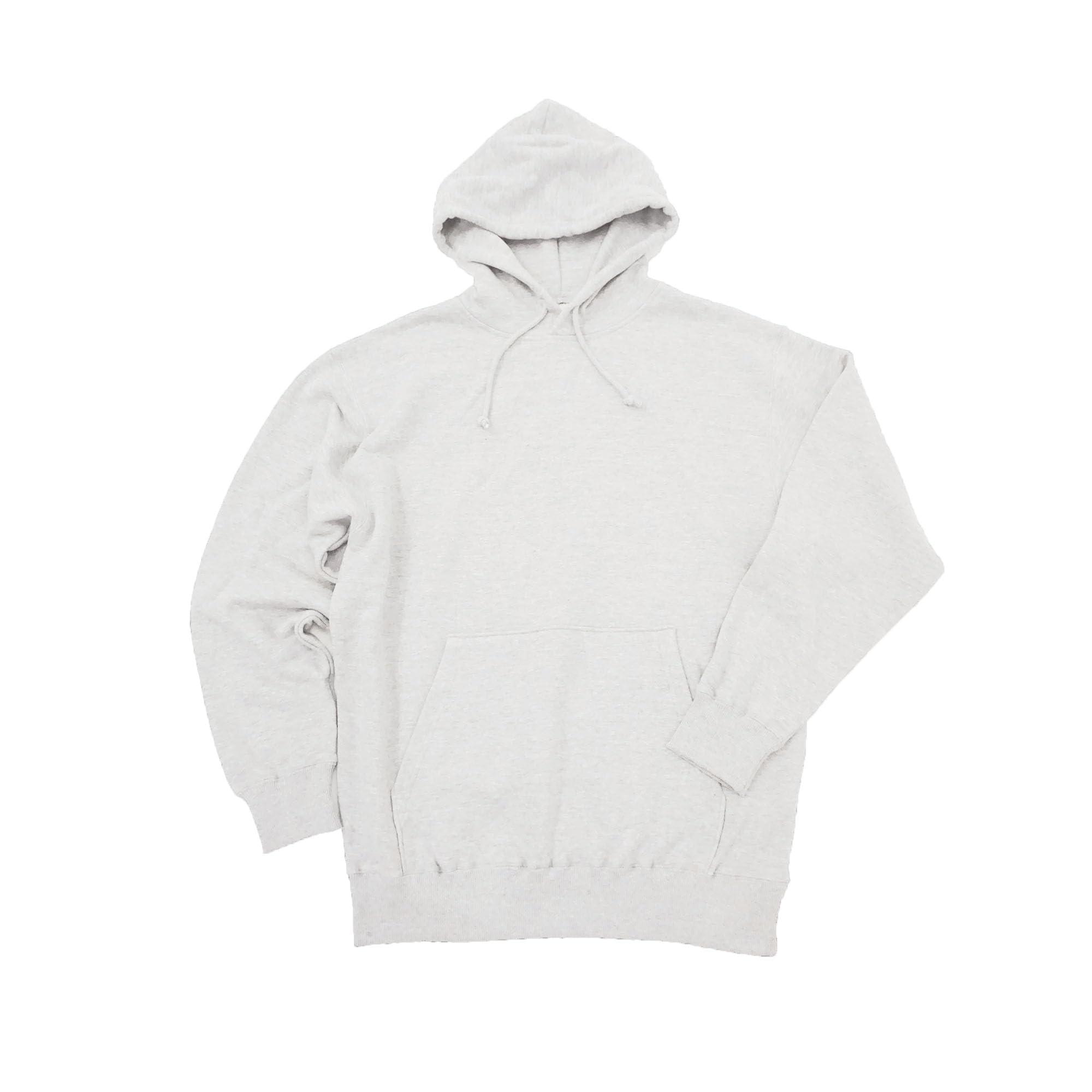 [LifeMax] Hooded Sweatshirt 10oz Hooded Pullover (Brushed Fleece Lining) White