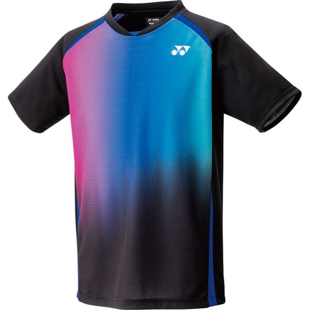[Yonex] Short-Sleeve Shirt Game Shirt (Fit Style) Black (007) L