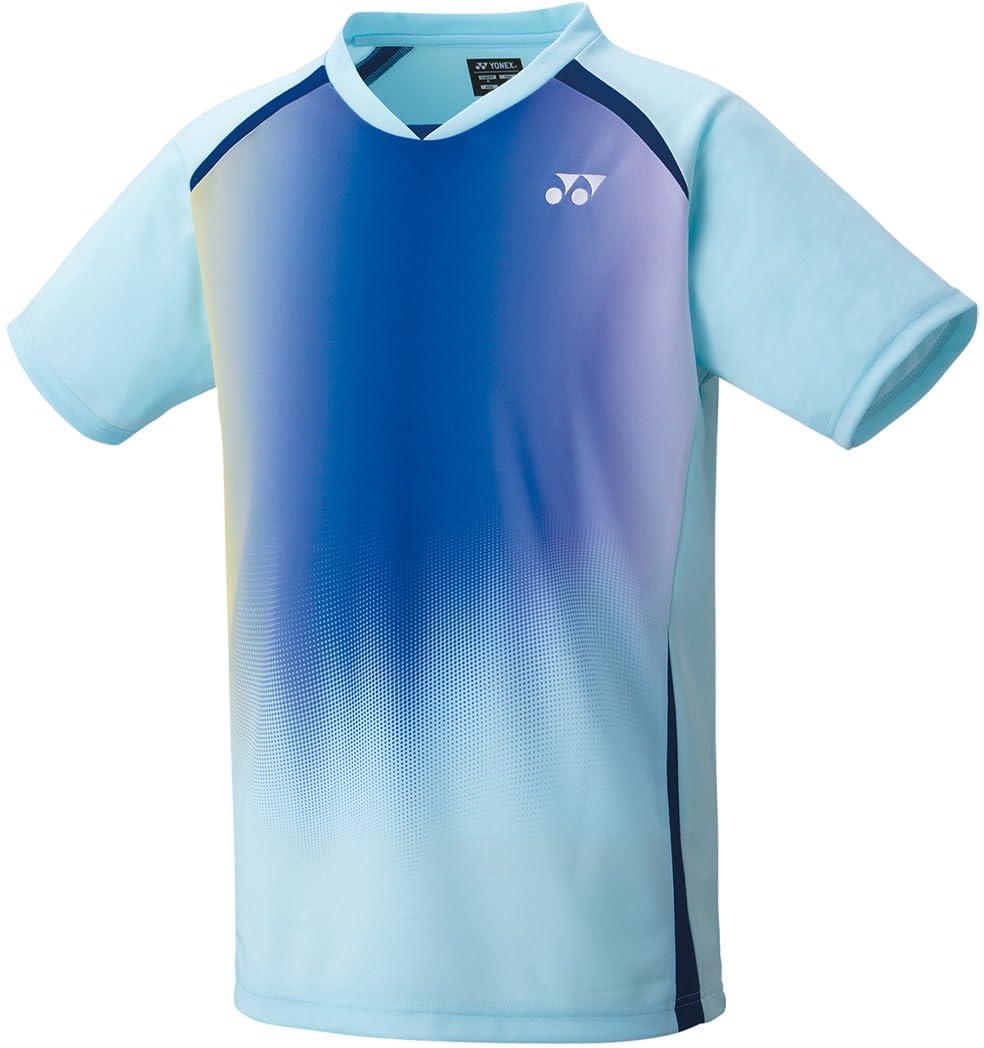 [Yonex] Short-Sleeve Shirt Game Shirt (Fit Style) Aqua Blue (111) S