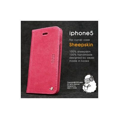 AEJEX iPhone 5 Case FLIP Type Pink AS-AJIP5F-PK AS-AJIP5F-PK
