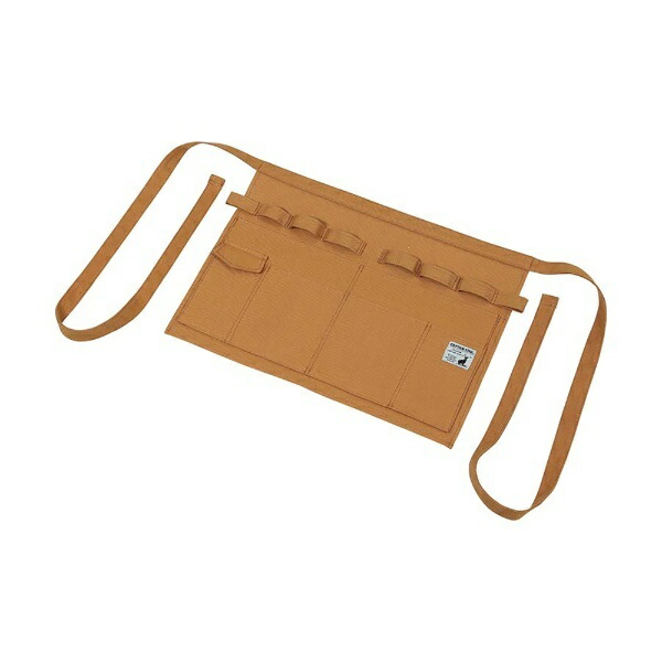 CAPTAIN STAG Outdoor Camping Barbecue Field Apron Short Brown UG-3253