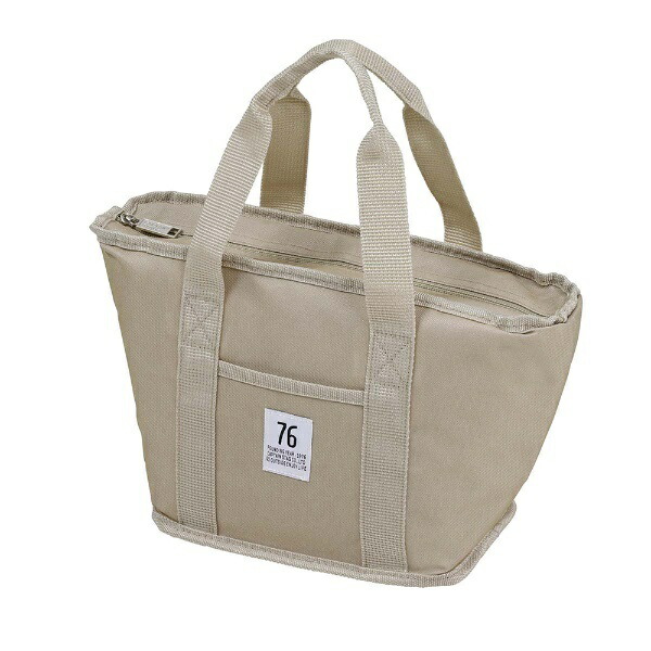 CAPTAIN STAG Insulated Bag Cooler Bag Tote Cooler Bag Capacity 4L S Size Beige 76 Series UE-610 Product Size: (Approx.) Width 335 × Depth 125 × Height 195 mm