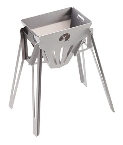 CAPTAIN STAG Coffee Dripper Compact Storage Stainless Steel Made in Japan Tsubame-Sanjo Silver UW-3560
