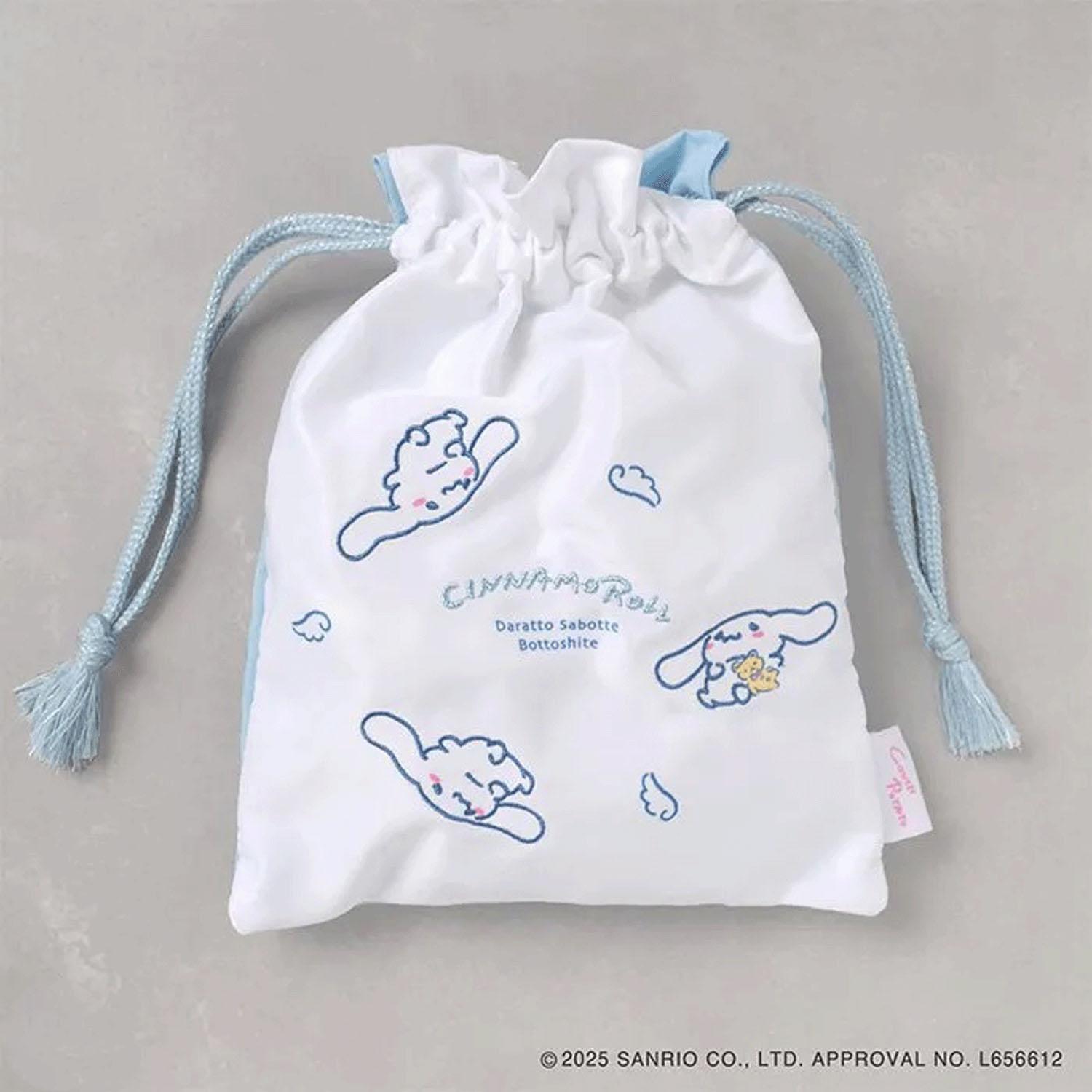 FLOWERING <Sanrio Characters> Drawstring Pouch Cinnamoroll LSR-P007-A