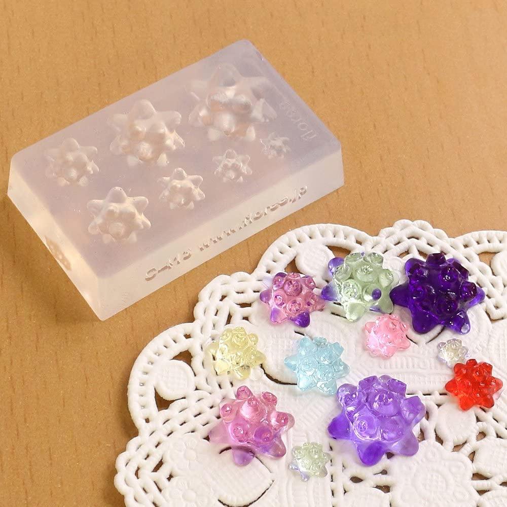 Kamejima Shoten Resin Craft Soft Mold for Candy 3×5×D1.3cm KAM-REJ-413