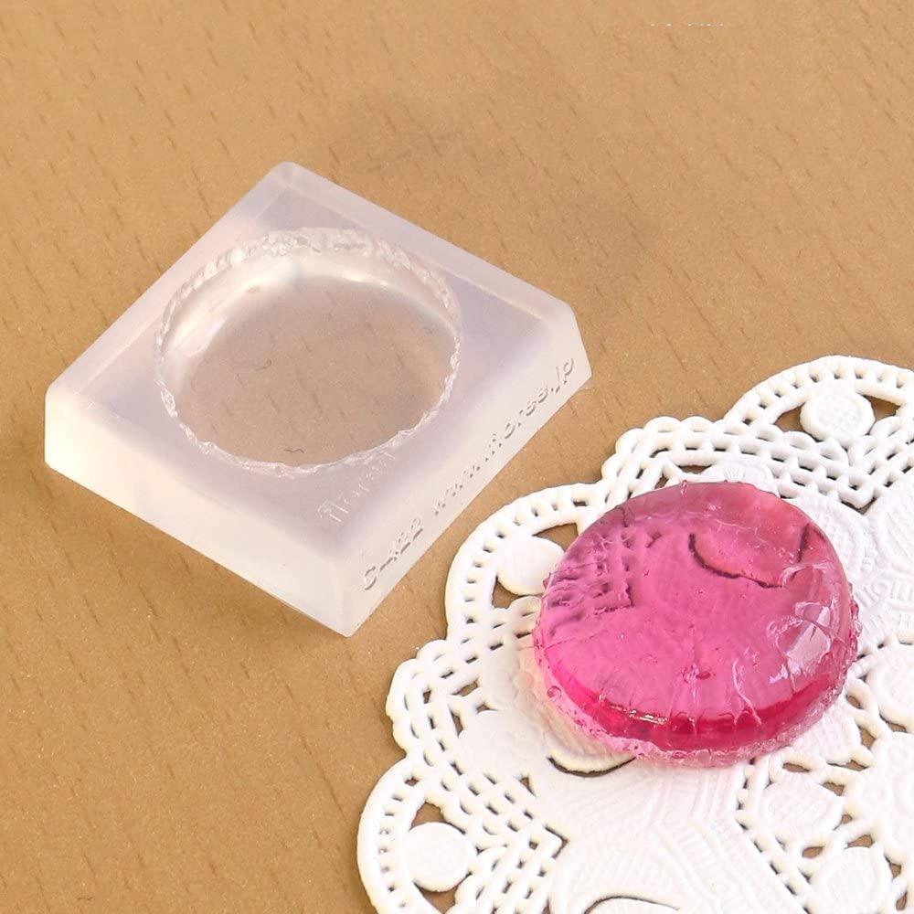Kamejima Shoten Resin Craft Soft Mold Realistic Macaron LL 3.8×3.8×D1.2cm KAM-REJ-422