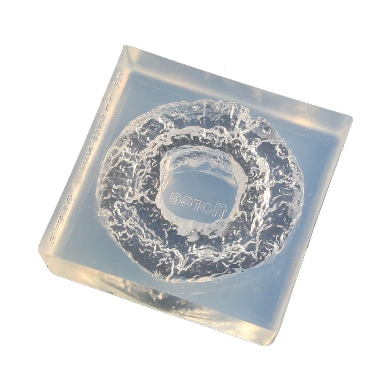 Kamejima Shoten Sweets Resin Craft Soft Mold Donut LL Old Fashioned F 1 Piece KAM-REJ-436