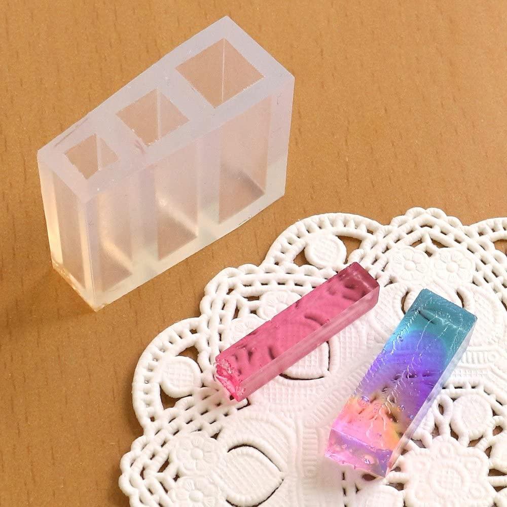Kamejima Shoten Resin Craft Soft Mold Square Pillar 4×3.2×D2cm KAM-REJ-515