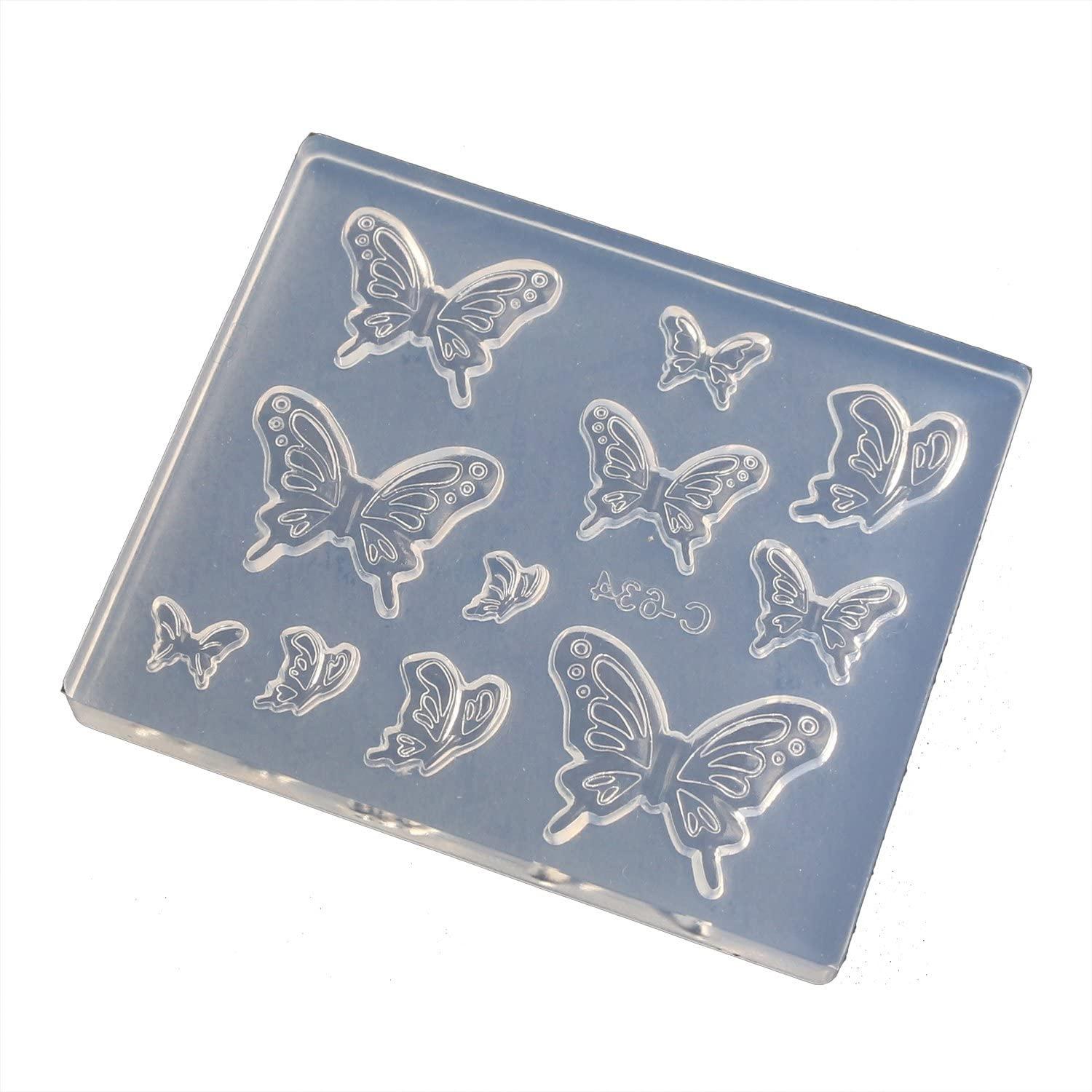 Kamejima Shoten Resin Craft Soft Mold Animal Series Plump Butterfly KAM-REJ-634