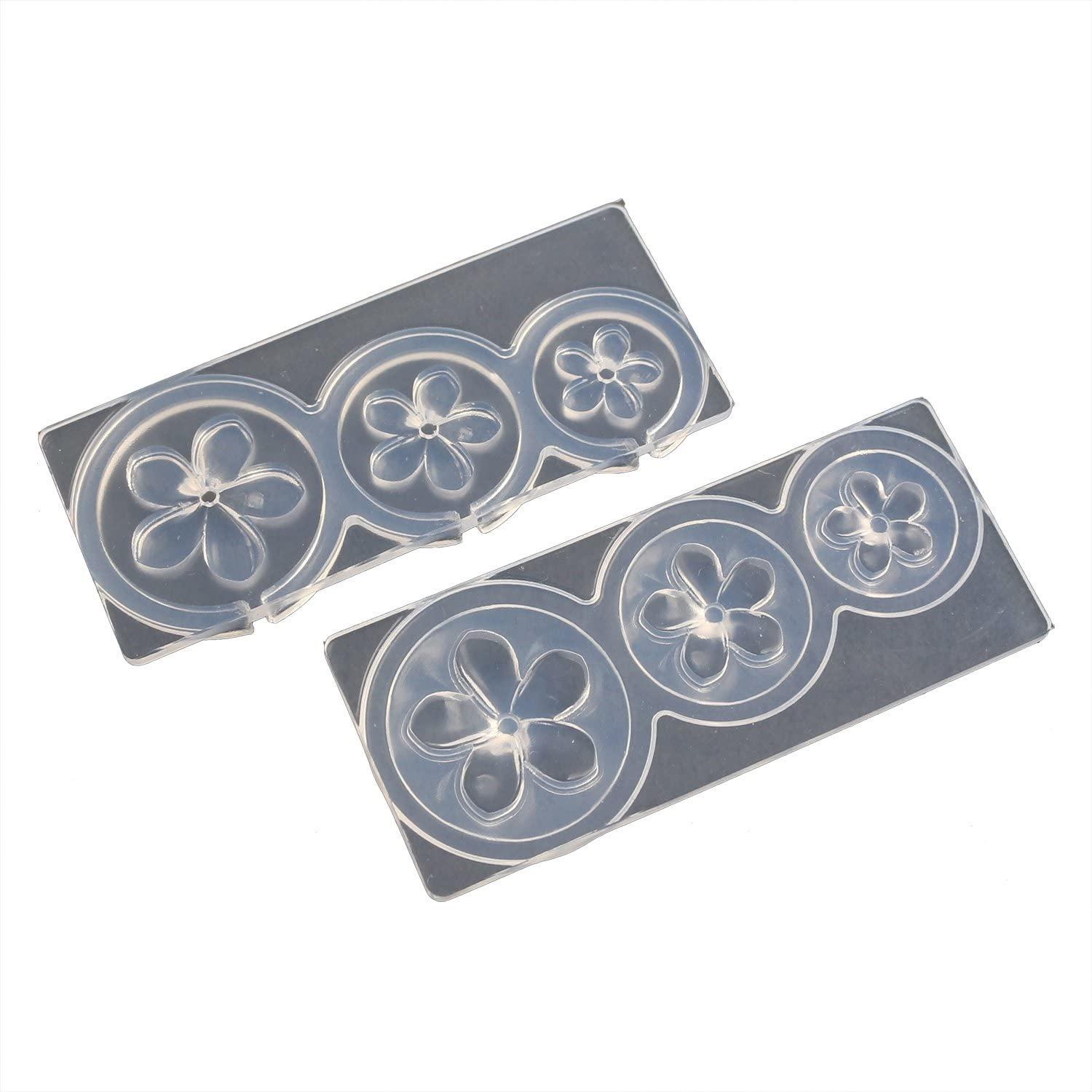 Kamejima Shoten Resin Craft Soft Mold Plumeria 1 Set KAM-REJ-644