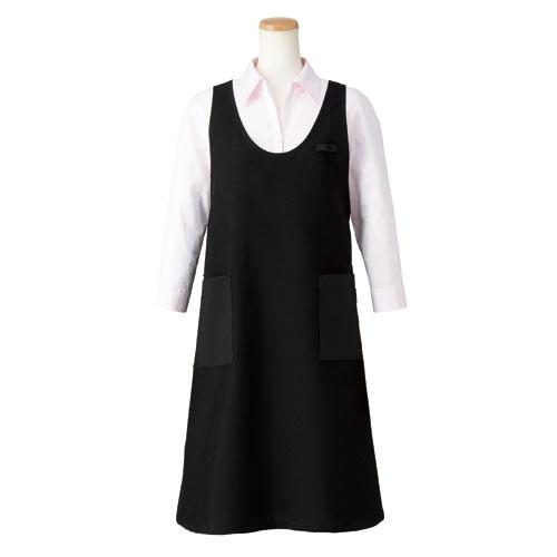 [CHARMANT] JUNE JOYEUX “Work Apron” Apron Dress Black