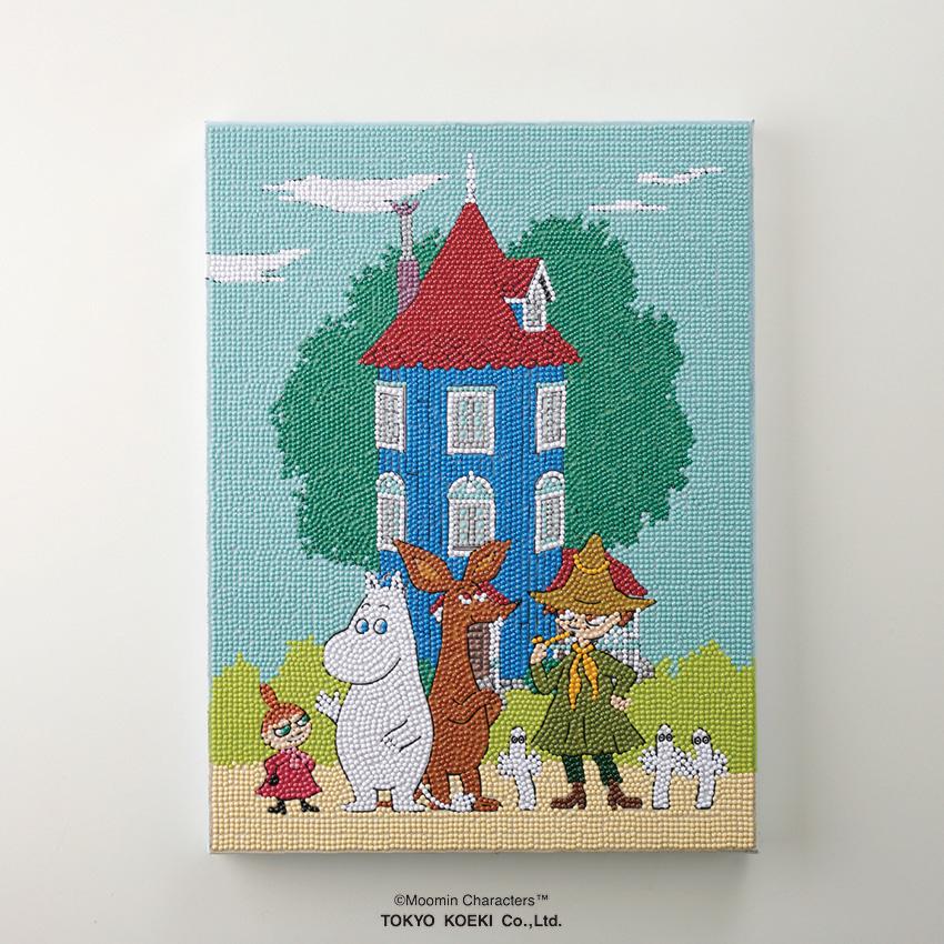 Tokyo Kogyo Bead Kit “Diamond Fix Moomin: Everyone at Moomin House DF34-MM001”